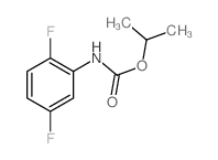 propan-2-yl N-(2,5-difluorophenyl)carbamate Structure