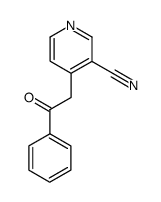 4-(2-Oxo-2-phenylethyl)nicotinonitrile结构式