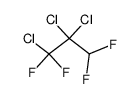 1,2,2-trichloro-1,1,3,3-tetrafluoropropane结构式