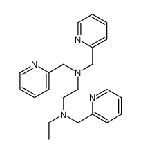 N-ethyl-N,N',N'-tris(pyridin-2-ylmethyl)ethane-1,2-diamine Structure