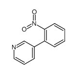 3-(2‐nitrophenyl)pyridine Structure