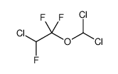 2-chloro-1-(dichloromethoxy)-1,1,2-trifluoroethane structure