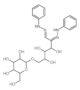 2-(hydroxymethyl)-6-[(6Z)-2,3,4-trihydroxy-5,6-bis(phenylhydrazinylidene)hexoxy]oxane-3,4,5-triol picture