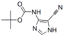 Carbamic acid, (5-cyano-1H-imidazol-4-yl)-, 1,1-dimethylethyl ester (9CI)结构式