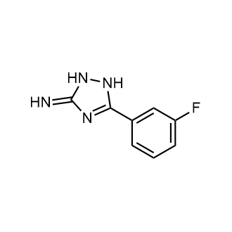 5-(3-fluorophenyl)-4H-1,2,4-triazol-3-amine(SALTDATA: FREE) Structure