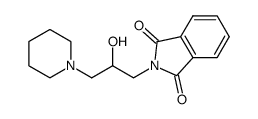 2-(2-hydroxy-3-(piperidin-1-yl)propyl)isoindoline-1,3-dione Structure