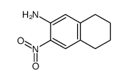 2-amino-3-nitro-5,6,7,8-tetrahydronaphthalene结构式