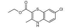 ethyl 7-chloro-3-methyl-4H-1,4-benzothiazine-2-carboxylate结构式