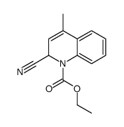 ethyl 2-cyano-4-methyl-2H-quinoline-1-carboxylate结构式