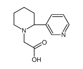 2-[(2S)-2-pyridin-3-ylpiperidin-1-yl]acetic acid Structure