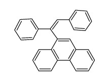 1r.2t-diphenyl-1-(phenanthryl-(9))-ethylene结构式