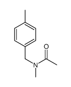 N-methyl-N-[(4-methylphenyl)methyl]acetamide Structure