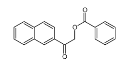 (2-naphthalen-2-yl-2-oxoethyl) benzoate Structure