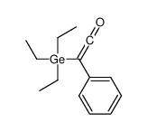 2-phenyl-2-triethylgermylethenone结构式