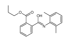 propyl 2-[(2,6-dimethylphenyl)carbamoyl]benzoate Structure