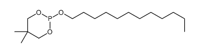 2-dodecoxy-5,5-dimethyl-1,3,2-dioxaphosphinane Structure