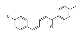 5-(4-chlorophenyl)-1-(4-methylphenyl)penta-2,4-dien-1-one Structure