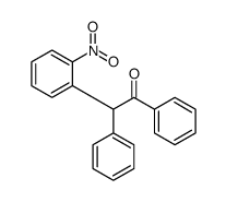 2-(2-nitrophenyl)-1,2-diphenylethanone Structure