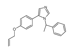 1-[(1S)-1-phenylethyl]-5-(4-prop-2-enoxyphenyl)imidazole Structure