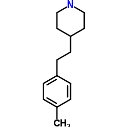 4-[2-(4-Methylphenyl)ethyl]piperidine结构式