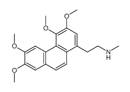 methyl [2-(3,4,6,7-tetramethoxy-1-phenanthryl)ethyl]amine Structure