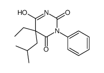 5-ethyl-5-(2-methylpropyl)-1-phenyl-1,3-diazinane-2,4,6-trione Structure