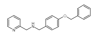 (4-BENZYLOXYBENZYL)PYRIDIN-2-YLMETHYLAMINE picture