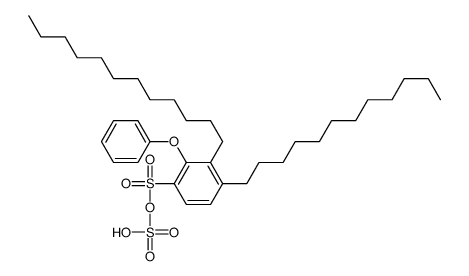 sulfo 3,4-didodecyl-2-phenoxybenzenesulfonate Structure