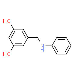 1,3-Benzenediol, 5-[(phenylamino)methyl]- (9CI)结构式