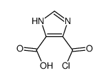 (9ci)-5-(氯羰基)-1H-咪唑-4-羧酸结构式