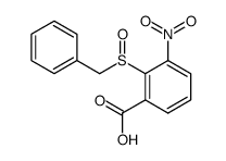 2-Benzylsulfinyl-3-nitrobenzoesaeure结构式