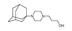 3-[4-(1-adamantyl)piperazin-1-yl]propan-1-ol Structure