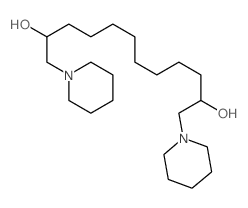 1,12-bis(1-piperidyl)dodecane-2,11-diol结构式