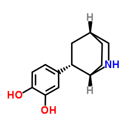 1,2-Benzenediol, 4-(2-azabicyclo[2.2.2]oct-6-yl)-, (1alpha,4alpha,6ba)- (9CI) structure