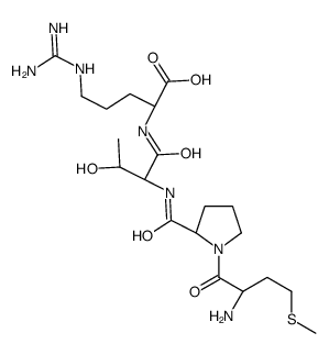 (2S)-2-[[(2S,3R)-2-[[(2S)-1-[(2S)-2-amino-4-methylsulfanylbutanoyl]pyrrolidine-2-carbonyl]amino]-3-hydroxybutanoyl]amino]-5-(diaminomethylideneamino)pentanoic acid结构式