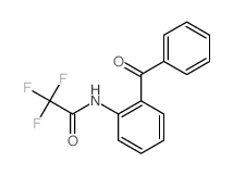 N-(2-benzoylphenyl)-2,2,2-trifluoro-acetamide结构式