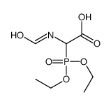 2-diethoxyphosphoryl-2-formamidoacetic acid Structure