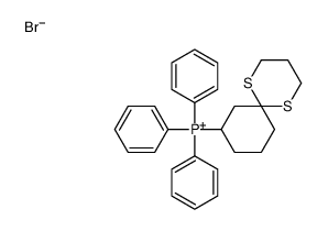 1,5-dithiaspiro[5.5]undecan-10-yl(triphenyl)phosphanium,bromide Structure