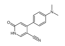 4-[4-(dimethylamino)phenyl]-6-oxo-1H-pyridine-3-carbonitrile结构式