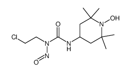 1-(2-chloroethyl)-3-(1-oxyl-2,2,6,6-tetramethylpiperidinyl)-1-nitrosourea结构式