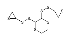 2,3-bis(thiiran-2-yldisulfanyl)-1,4-dithiane结构式