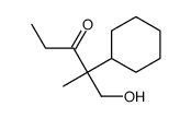 2-cyclohexyl-1-hydroxy-2-methylpentan-3-one Structure