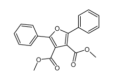 Dimethyl 2,5-diphenylfuran-3,4-dicarboxylate Structure