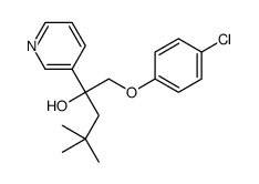 1-(4-chlorophenoxy)-4,4-dimethyl-2-pyridin-3-ylpentan-2-ol Structure