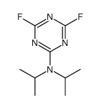 4,6-difluoro-N,N-di(propan-2-yl)-1,3,5-triazin-2-amine结构式