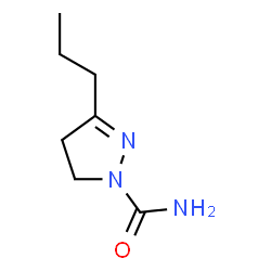 -delta-2-1-Pyrazolinecarboxamide,3-propyl- (1CI) structure