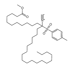 methyl 12-isocyano-12-tosyltriacontanoate Structure