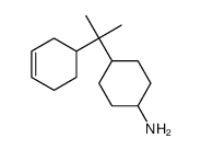 4-(2-cyclohex-3-en-1-ylpropan-2-yl)cyclohexan-1-amine结构式