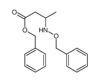 benzyl 3-(phenylmethoxyamino)butanoate Structure