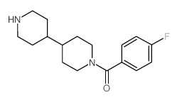 1-(4-fluorobenzoyl)-4,4'-bipiperidine(SALTDATA: FREE)结构式